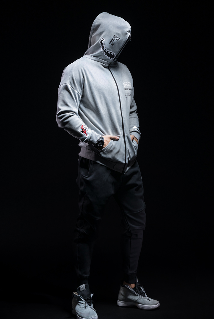 2way zip up hoodie