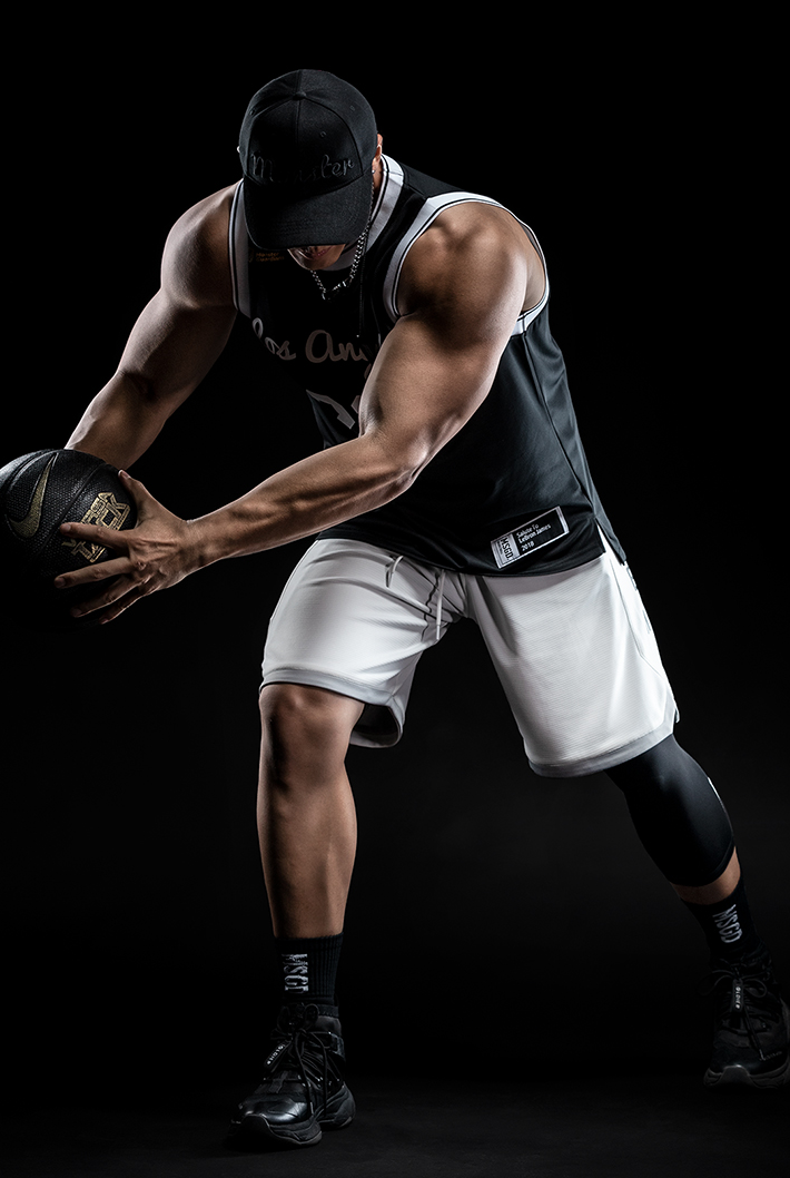 mesh stitch training pants