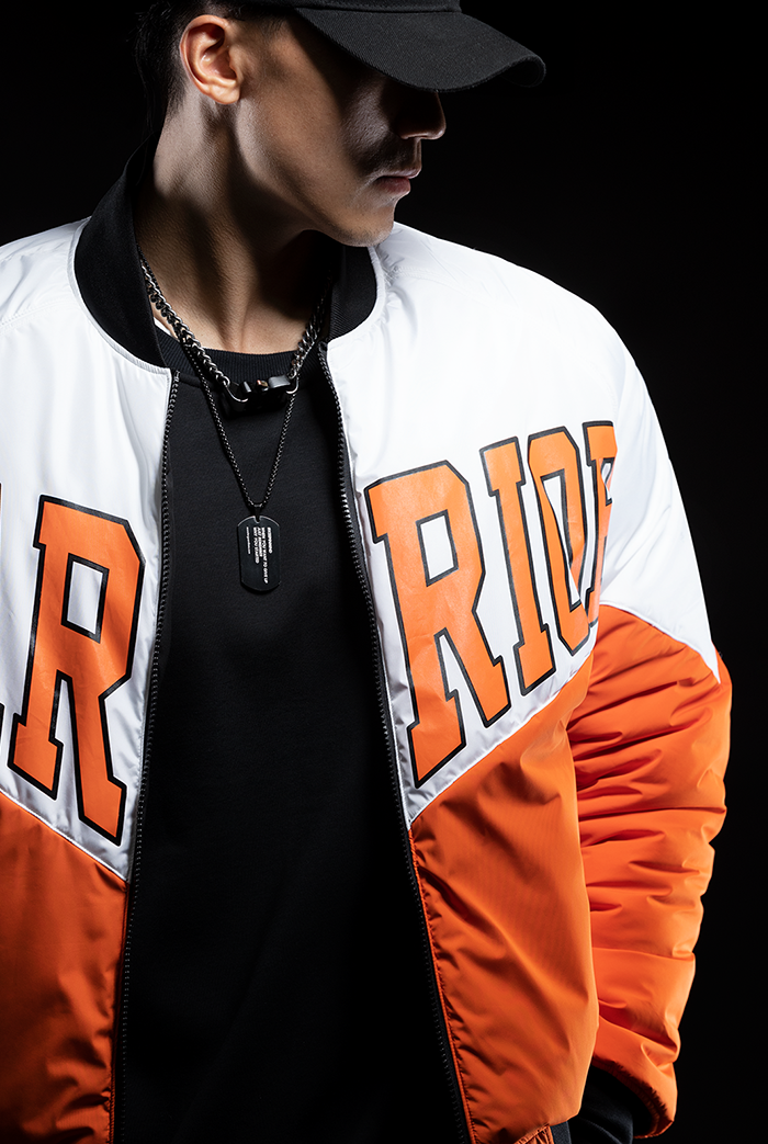 reversible flight jacket