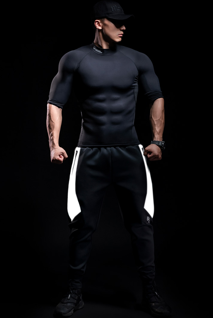 high neck tight sportswear