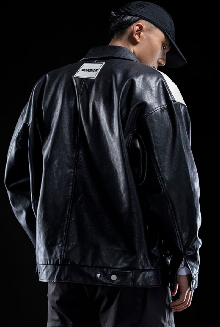 vintage leather jacket