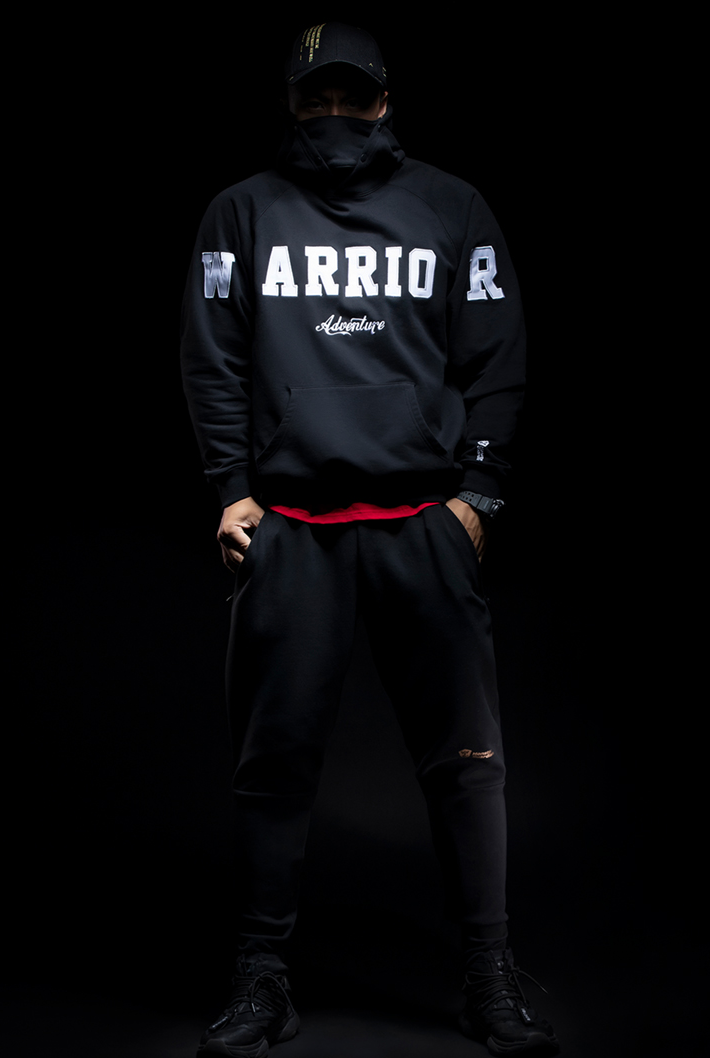 half mask sweatshirt hoodie