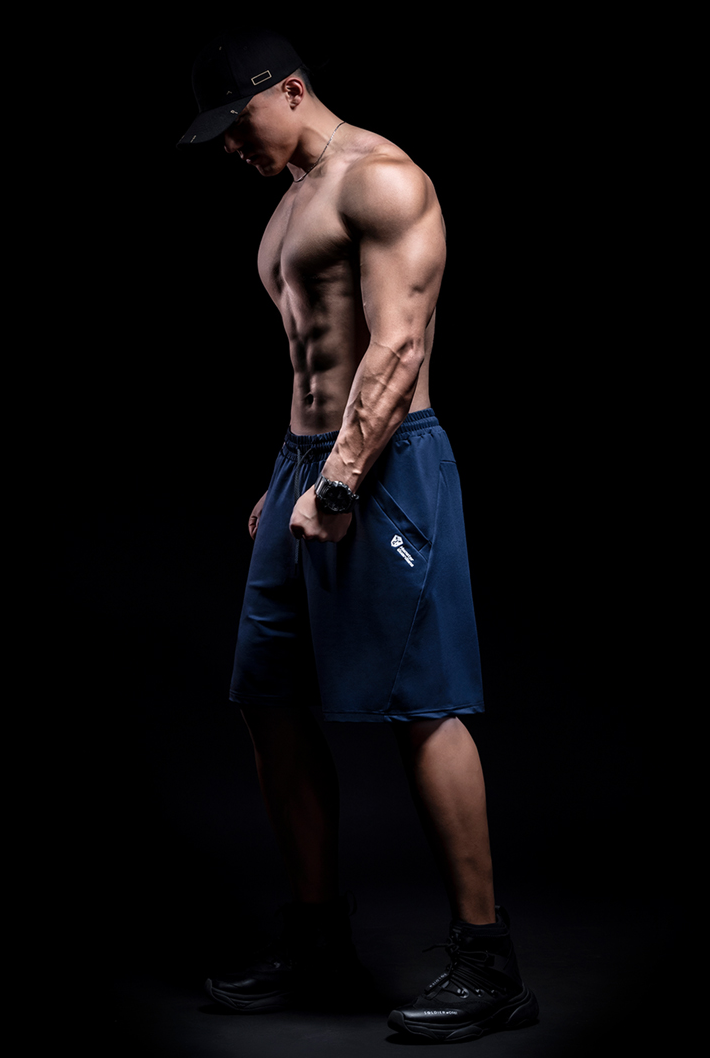 two tone sports shorts
