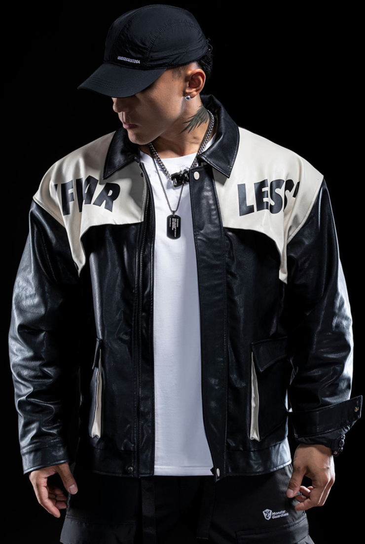 vintage leather jacket