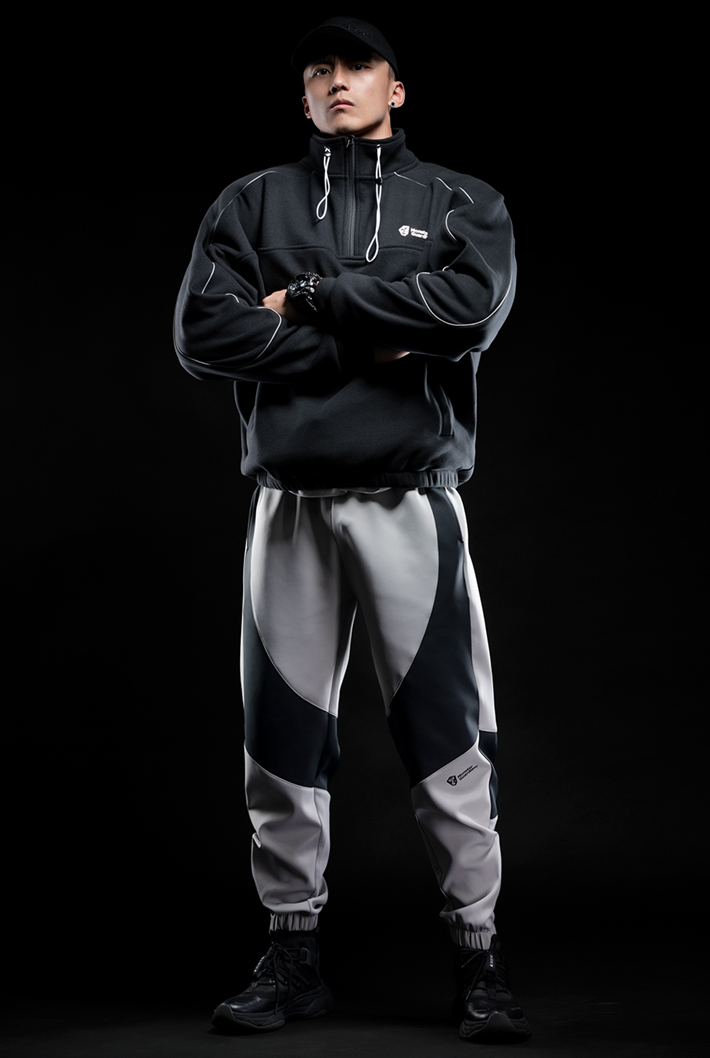 stand collar sweatshirts