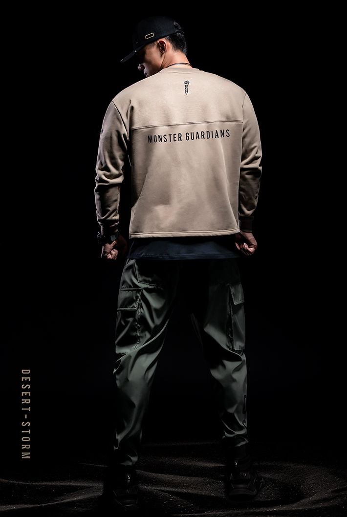 round neck sports sweater