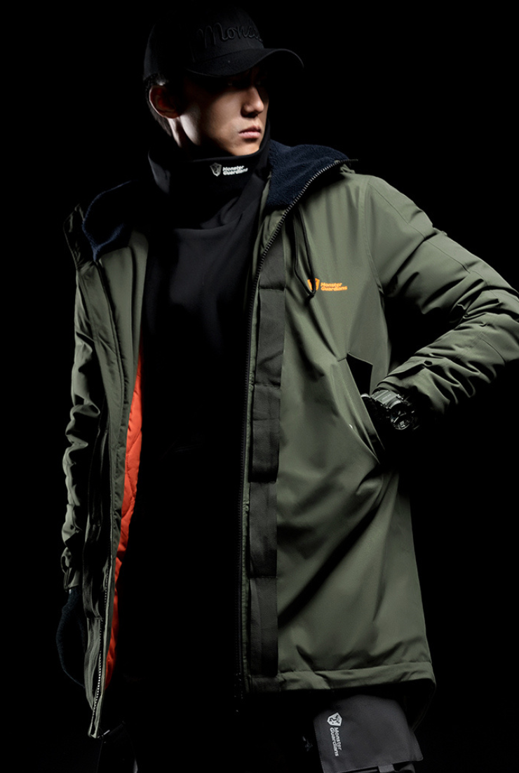 long army cotton coat