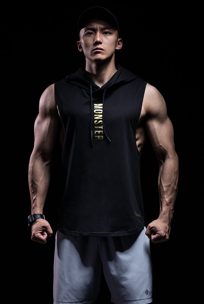 loose hood tank top