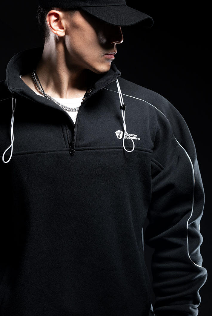 stand collar sweatshirts