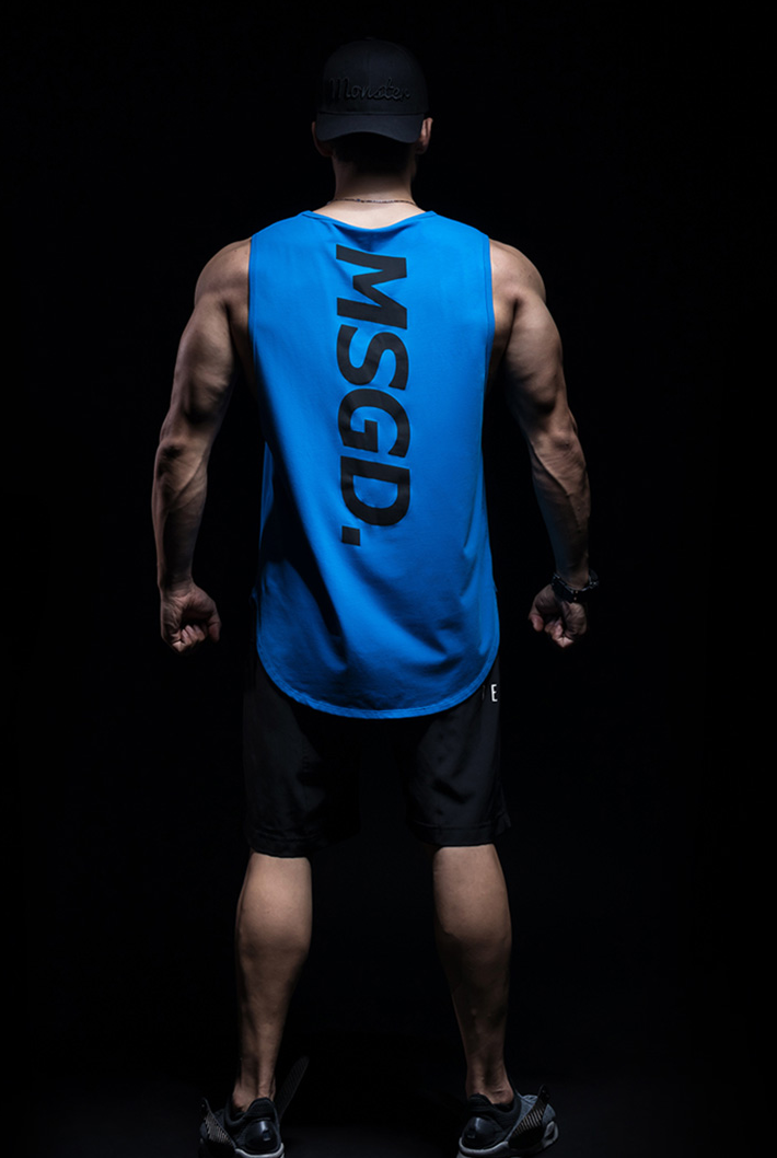 training logo tank top