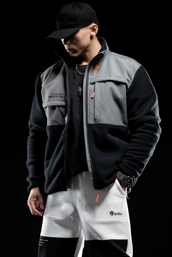stand collar warm jacket