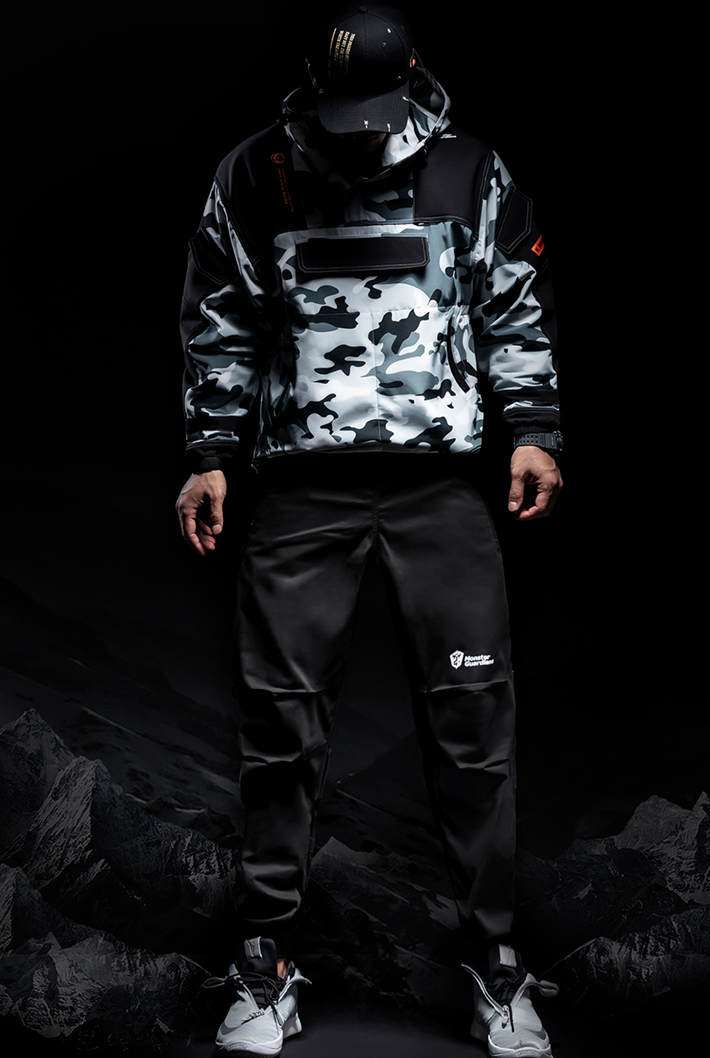 camouflage logo pants