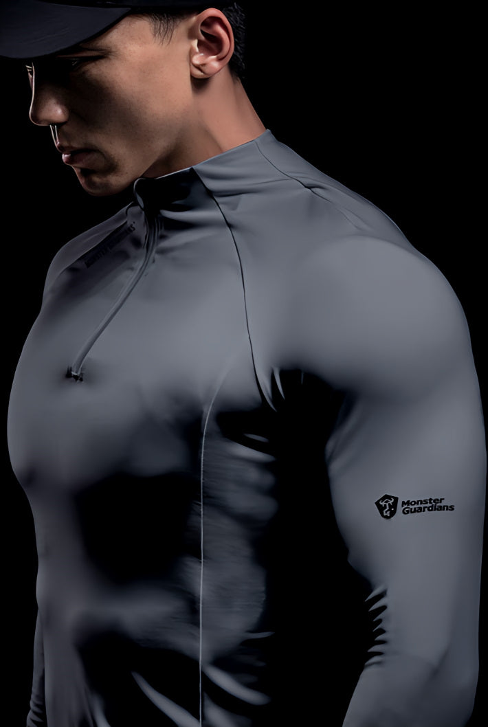 Slim Fitness Sports Tight Training Long T-shirt