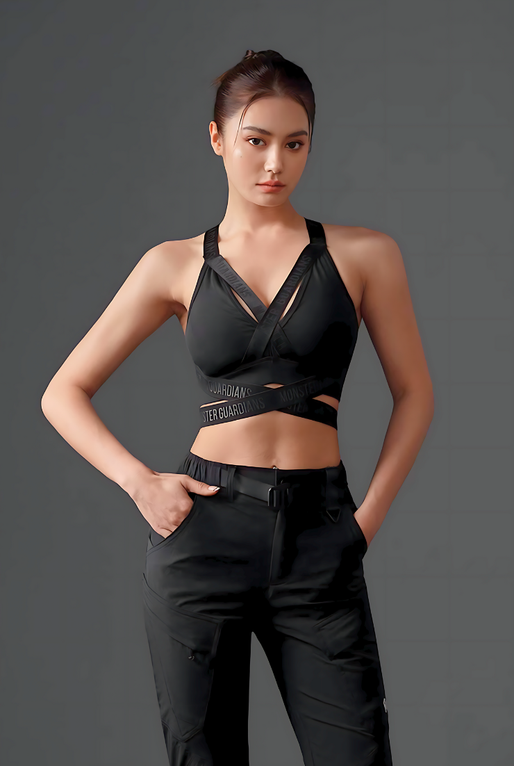 Summer Ribbon 360° Stretch Sports Bra