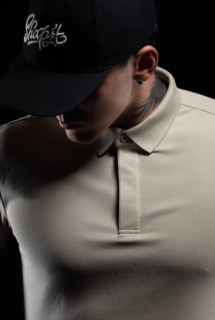 Air dry antibacterial polo shirt