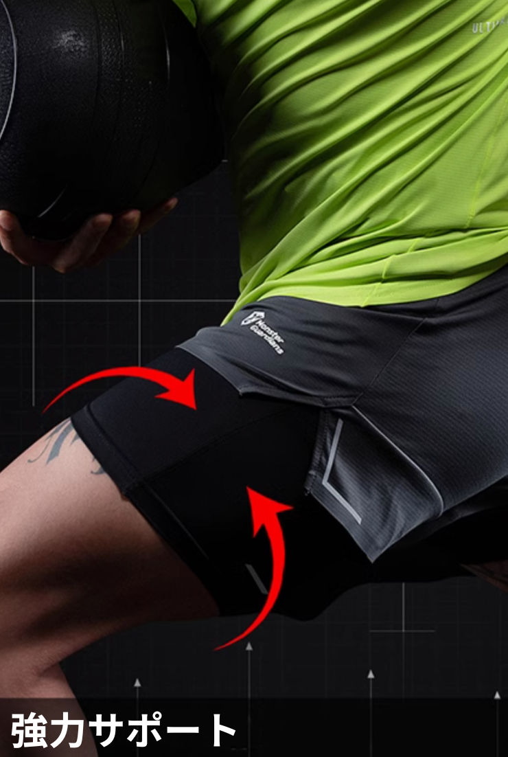 Performance Plus Moisture Wicking and Quick Drying Sports Short Tights