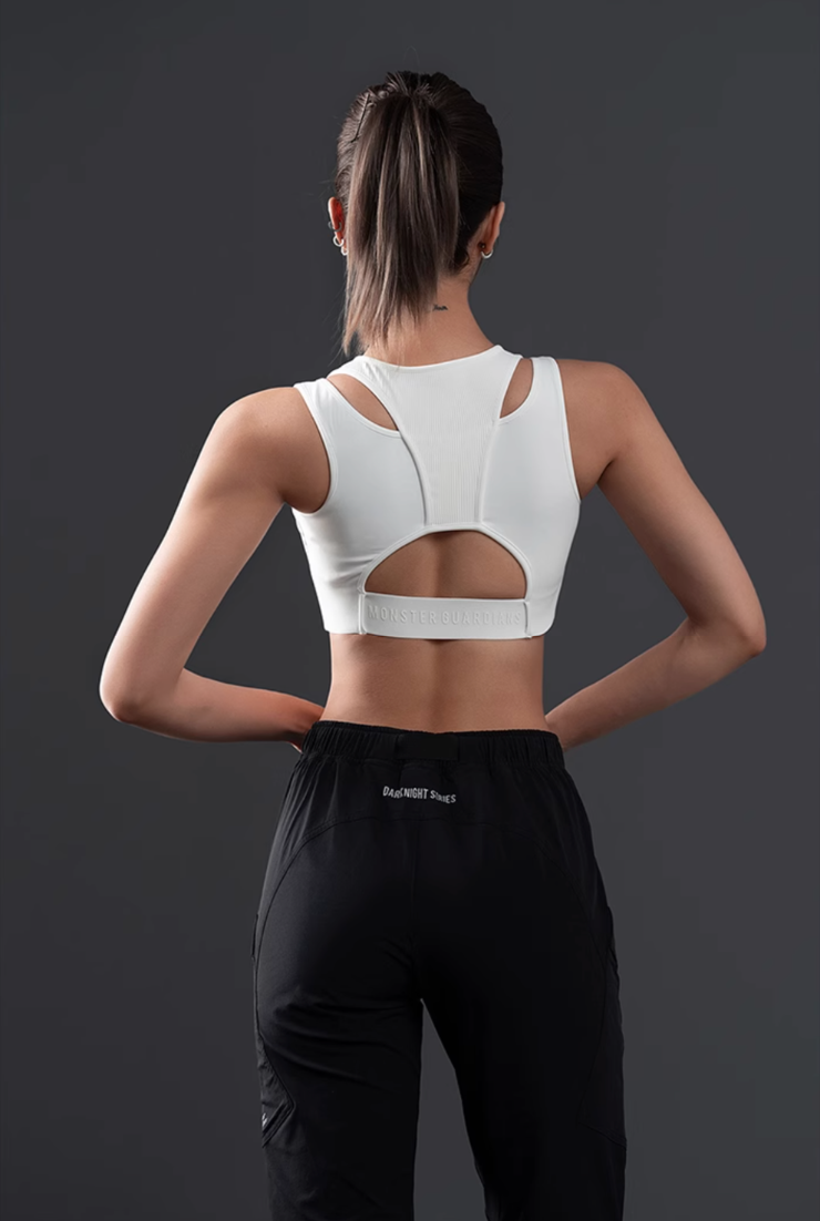 Cool Breeze Front Zip Sports Bra