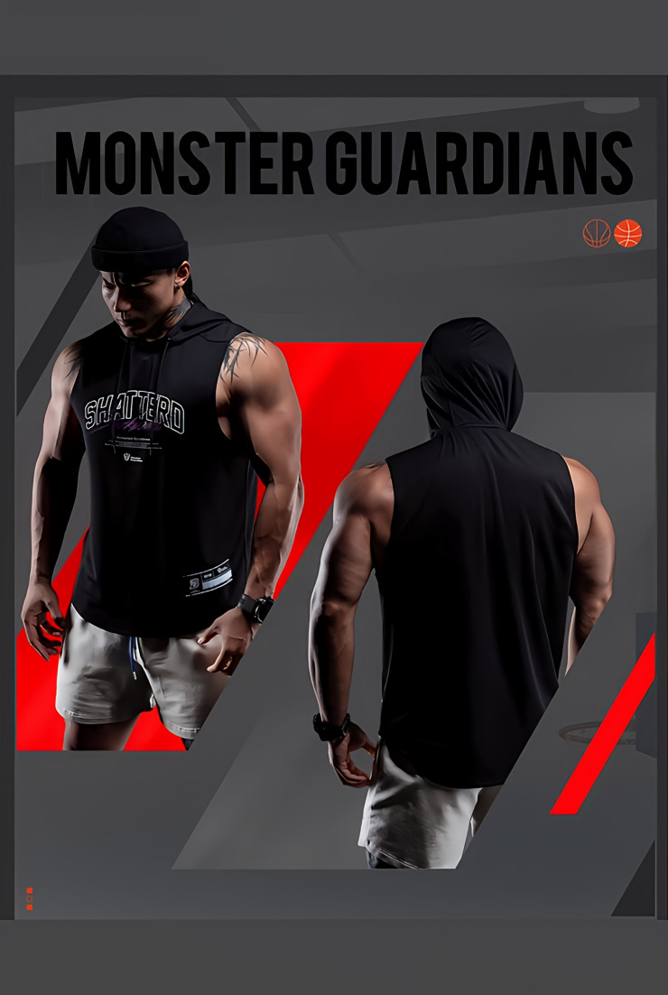 Active Dunk Moisture Wicking Hooded Tank Top