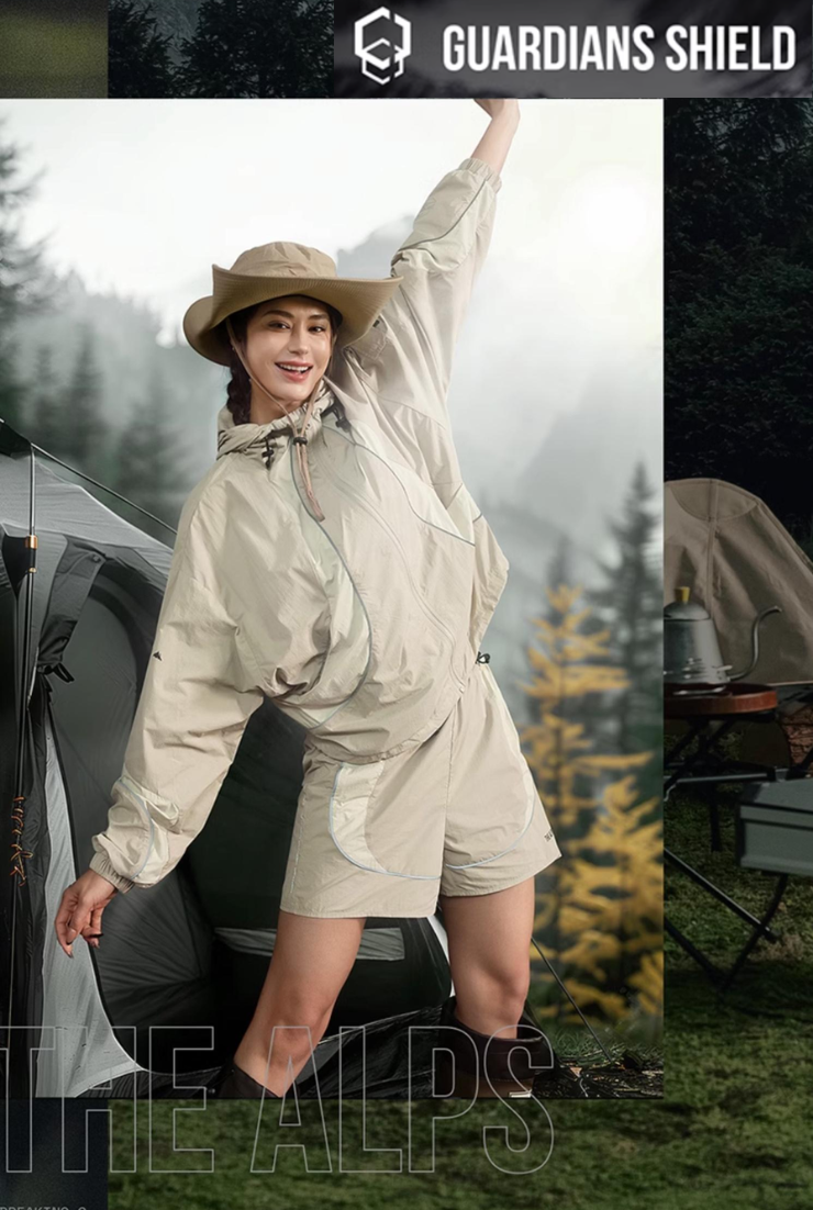 Water Resist Airy Sunblock Outdoor Jacket