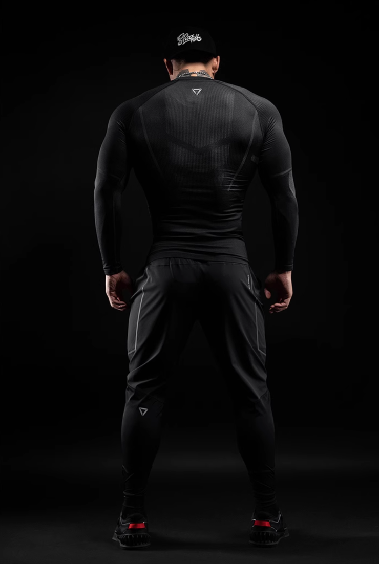 Antibacterial Thermo Print Compression Shirt