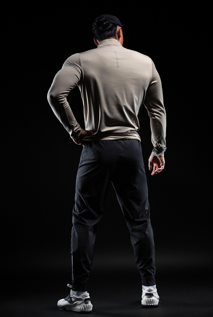 Velvet Slim Fit Long Sleeve Training T-Shirt