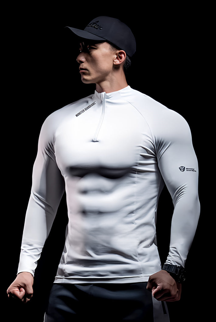 Slim Fitness Sports Tight Training Long T-shirt