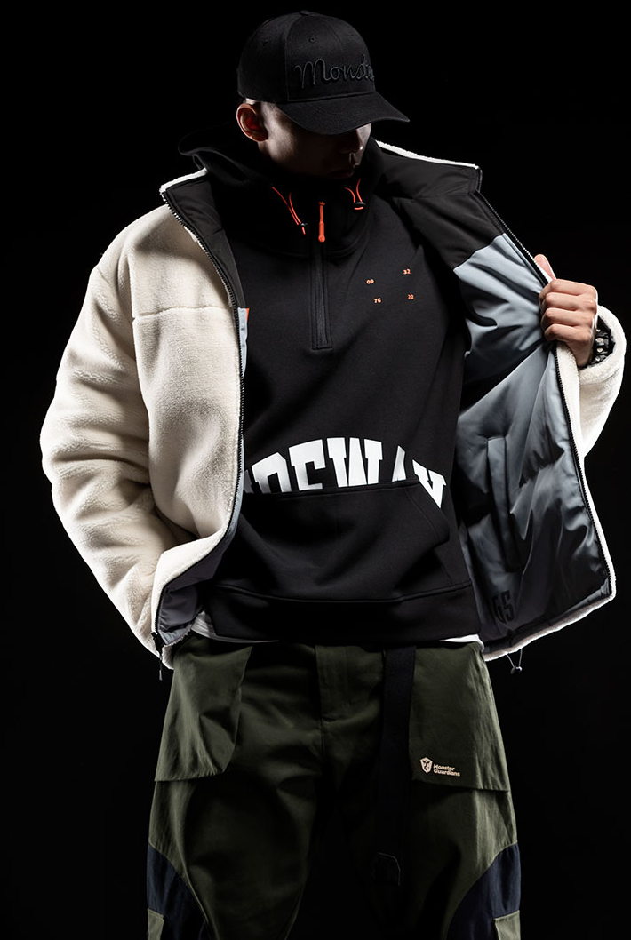 stand up collar down jacket