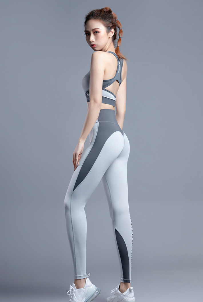 bicolor fitness pants